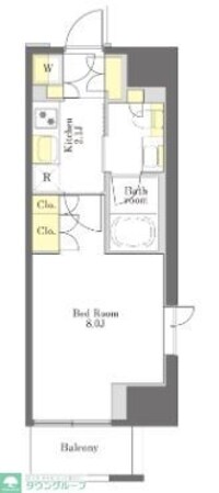 プライムメゾン浅草橋の物件間取画像